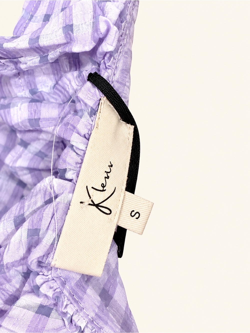 Klesis Dramatic Ruffle Off-Shoulder Crop Top - Picture 6 of 6